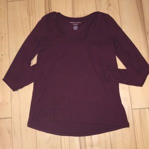 American Eagle Plush long sleeve tee